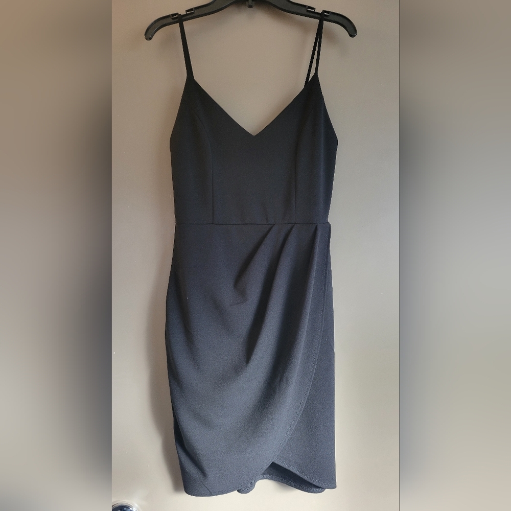 Lulus Forever Your Girl Black Bodycon Dress Small